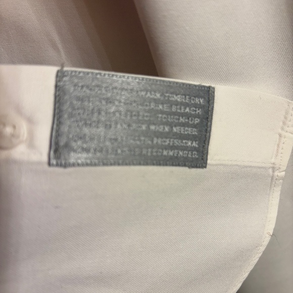 Share  Strafford Executive Pinpoint Oxford 100% Cotton White Shirt Men's 16-34 - Picture 3 of 6